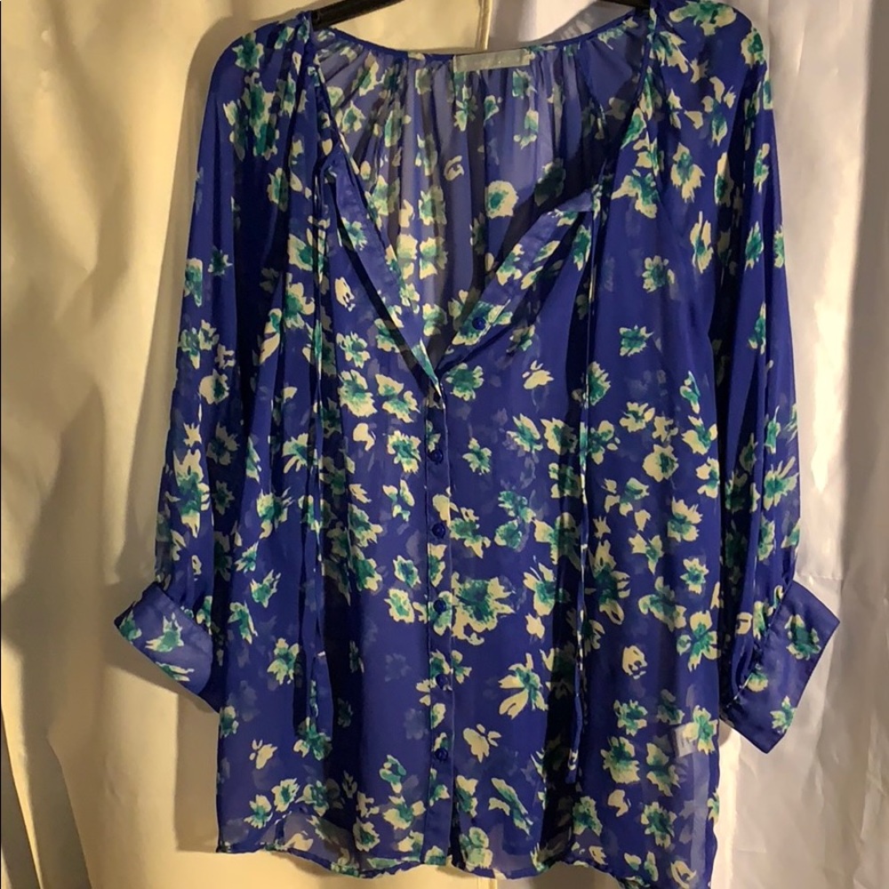 Sheer Olivia Moon blouse